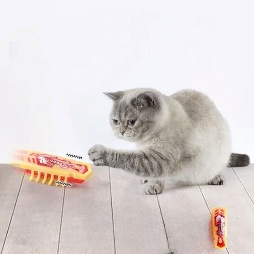 Jouet pour Chat - MiniInsecteToy™ - Scarabée Jaune - Le Monde Des Chats Mignons