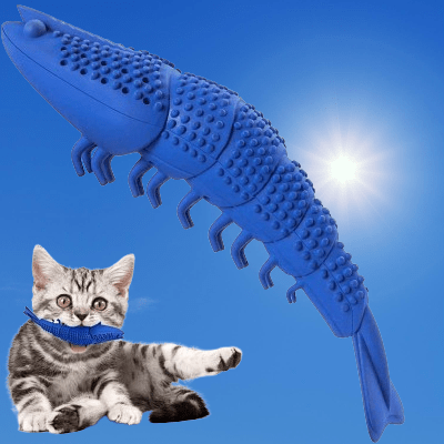 Jouet Interactif Chat - CatnipToys™ - Bleu - Le Monde Des Chats Mignons