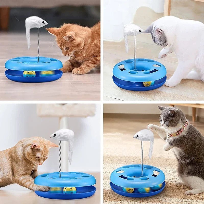 Jouets pour Chats - InteractiveCatToys™ - Bleu - Le Monde Des Chats Mignons