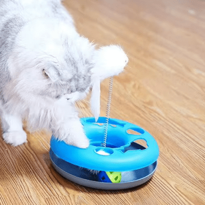 Jouets pour Chats - InteractiveCatToys™ - Bleu - Le Monde Des Chats Mignons